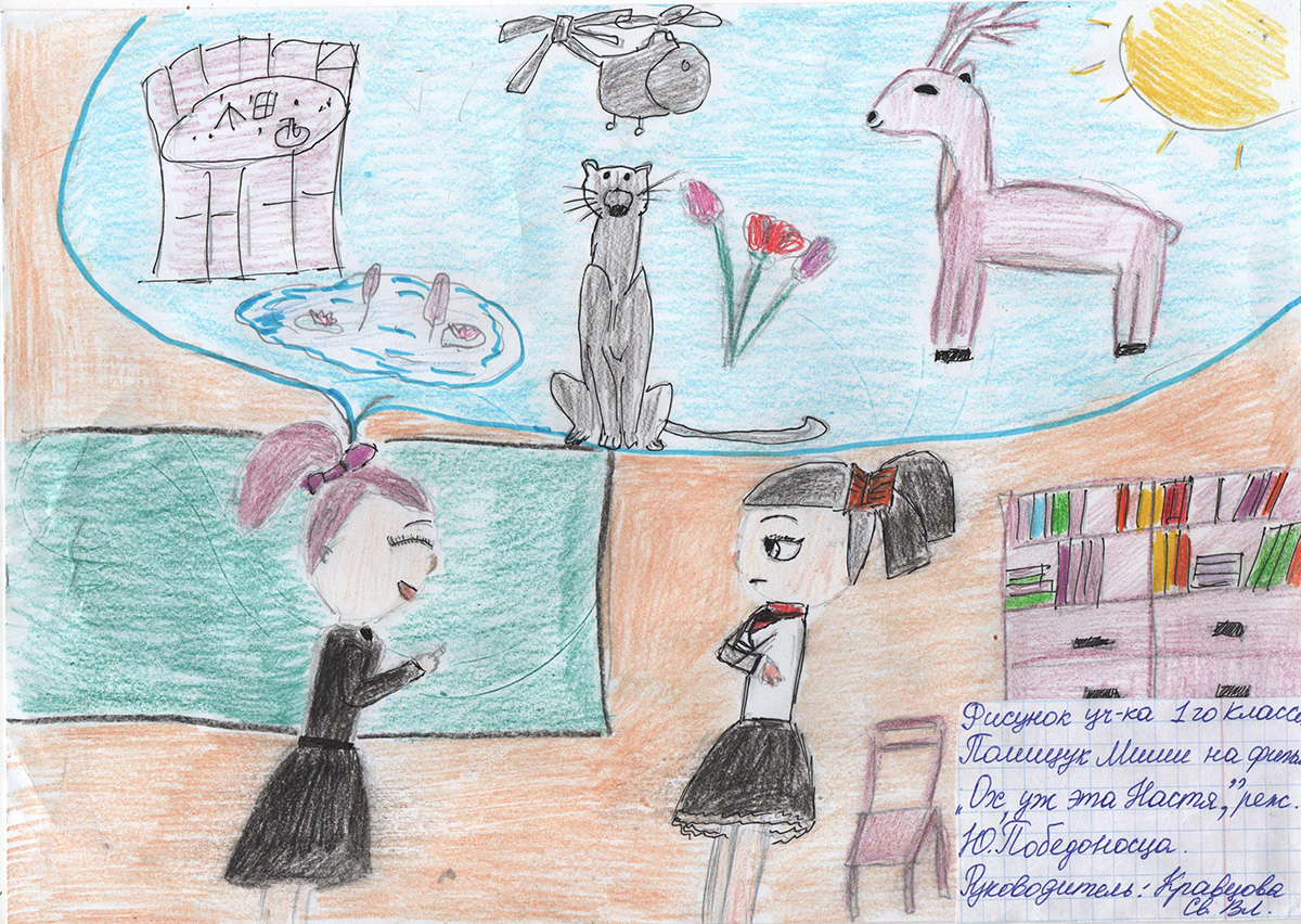 Ох уж эта Настя Михаил Полищук 1 класс 8 лет Ялта